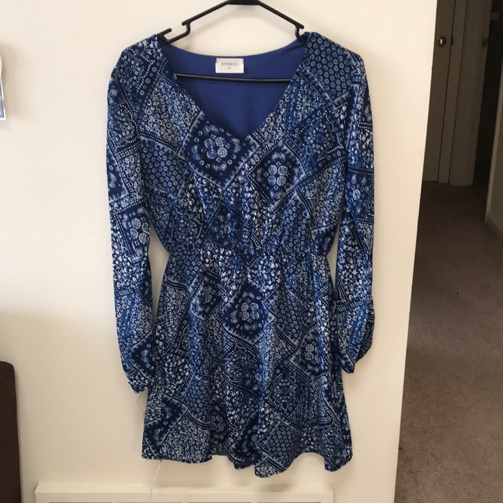 Blue dress